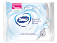 Zewa Туалетний папір вологий   Pure
