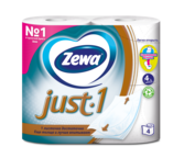 Zewa Туалетная бумага Just1, 4 слоя