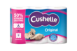 Cushelle Original 50% Longer Lasting Toilet Tissue