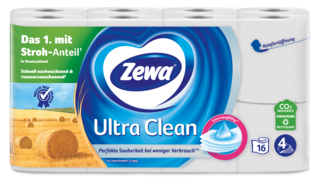 Zewa Ultra Clean mit Stroh-Anteil