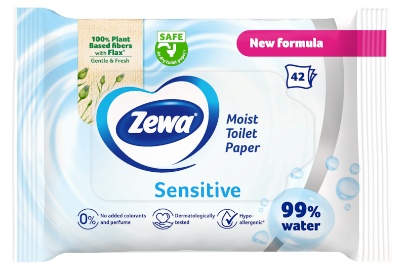 Slider main image for Zewa Moist Sensitive 1