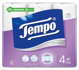 Tempo WC Papier Premium 4 lagig