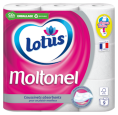 Lotus Papier toilette Moltonel Blanc