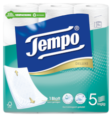 Tempo WC Papier Deluxe 5 lagig