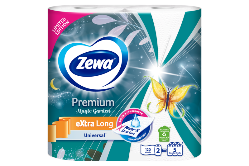Zewa Premium Magic Garden Extra Long háztartási papírtörlő