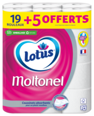 Lotus Papier toilette Moltonel Blanc