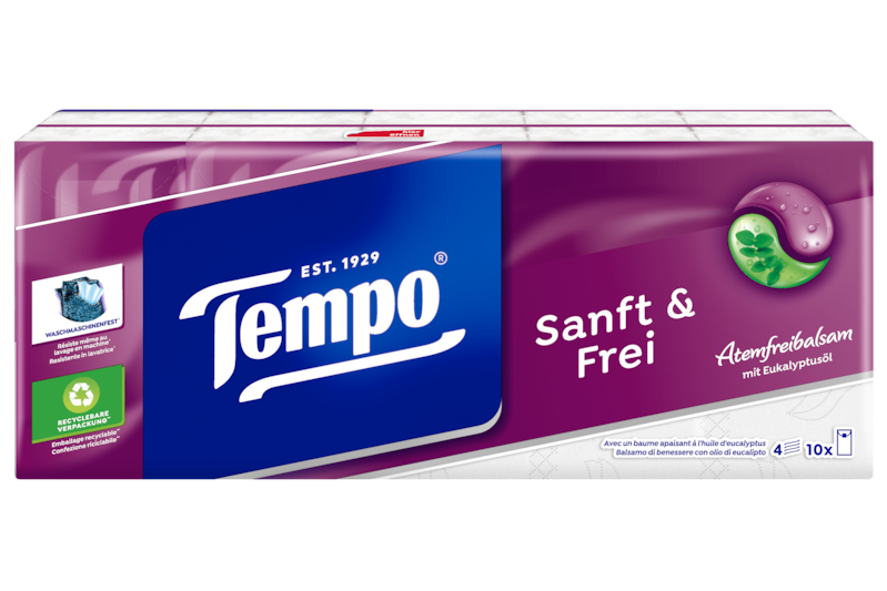 Tempo Taschentücher sanft und frei