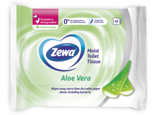 Zewa Туалетний папір вологий Aloe Vera