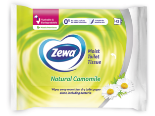 Zewa Вологий туалетний папір Natural Camomile