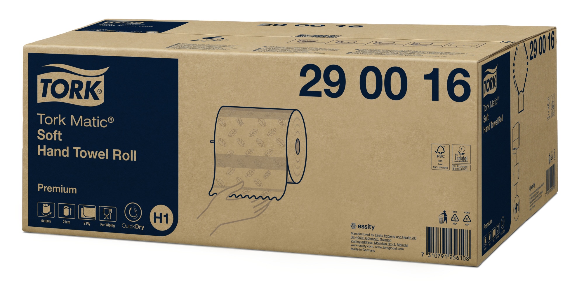 Tork Matic® Soft Hand Towel Roll Premium | 290016 | Hand towels 