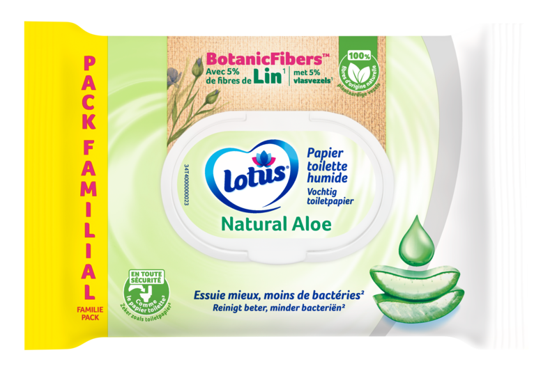 Lotus Papier toilette humide  Aloe Vera Douceur