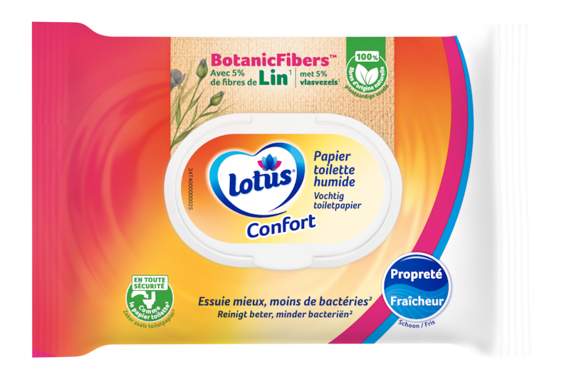 Lotus Papier toilette humide Confort