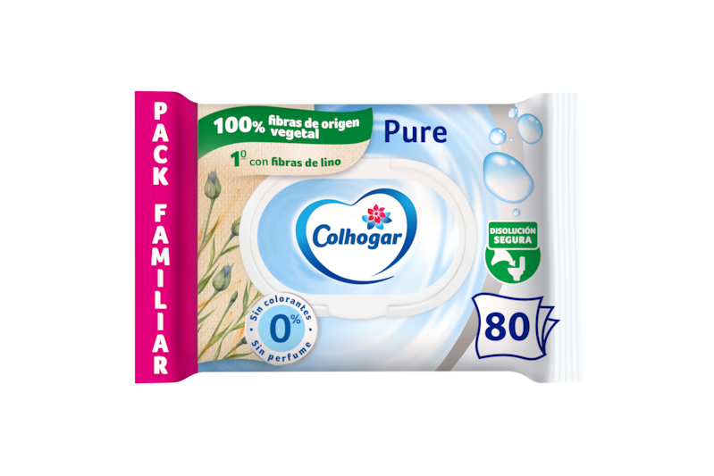 Colhogar Papel Higénico Húmido Pure