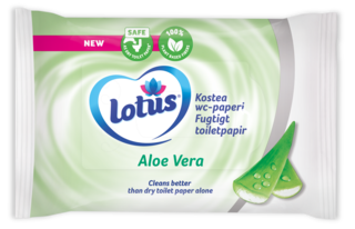 Lotus Aloe Vera Kostea wc-paperi