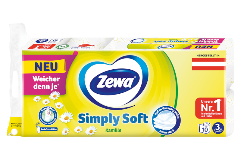 Slider main image for Zewa comfort Das Reinweisse Kamille mit GeruchStop 1