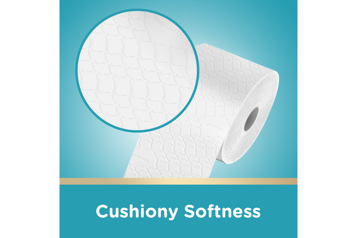 Cushelle Quilted Coconut 50 Longer Lasting Toilet Tissue Cushelle