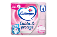 Colhogar Papel Higiénico Cuida & Protege rosa