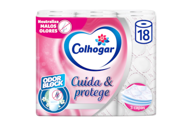 Colhogar Papel Higiénico Cuida&Protege blanco