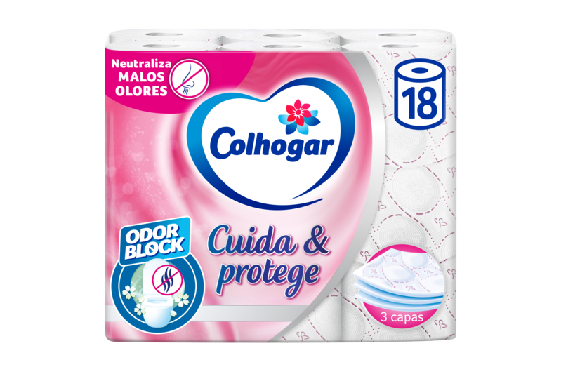 Colhogar Papel Higiénico Cuida&Protege blanco
