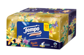 Tempo Taschentuch Box Duft "Vanille Traum"