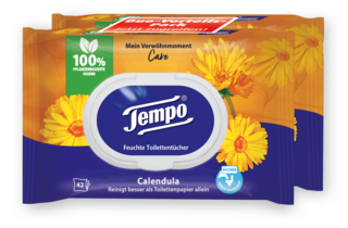 Tempo Feuchte Toilettentücher "Mein Verwöhnmoment" - Kalendula & Kamille