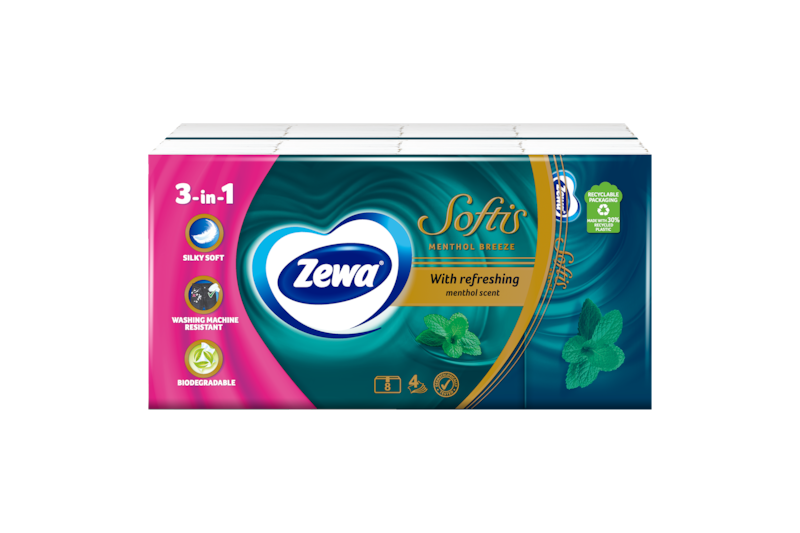 Zewa Softis Menthol Breeze