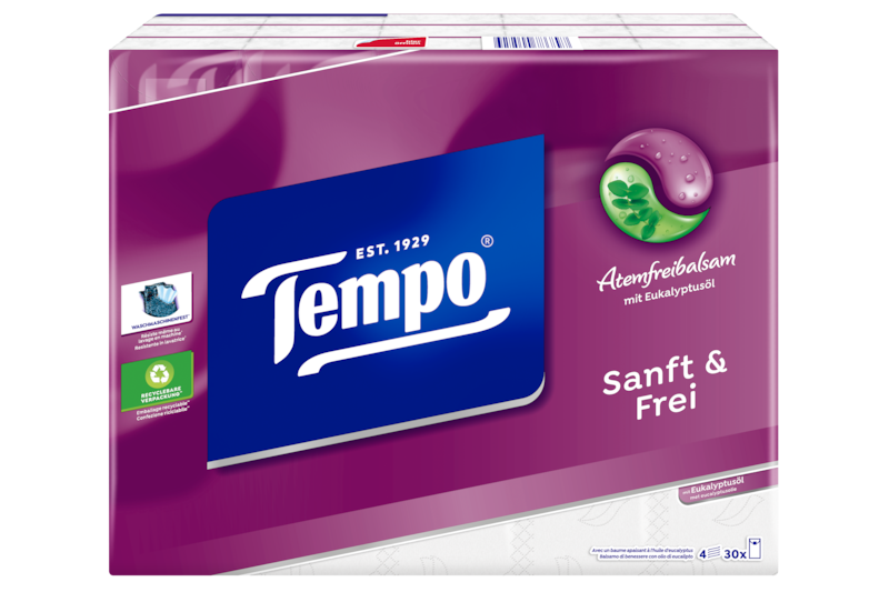 Tempo Taschentücher sanft und frei