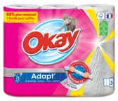 Okay Essuie-tout Adapt’ : l’essuie-tout demi-feuille