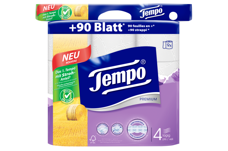 Tempo WC Papier Premium 4 lagig