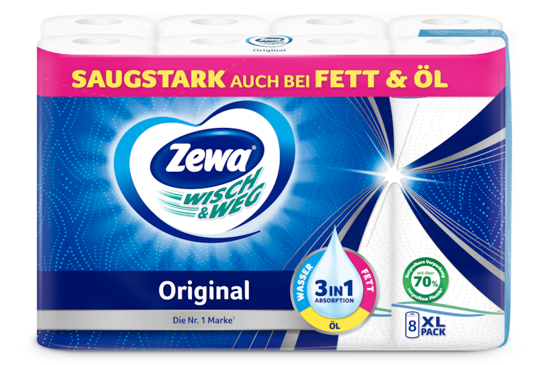 Slider main image for Zewa Wisch&Weg Original Küchenrolle 2