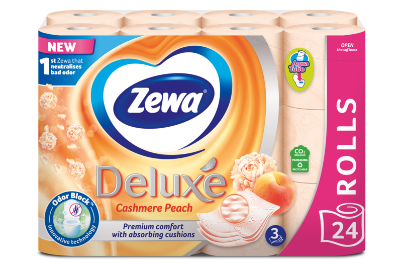 Zewa  Deluxe Cashmere Peach