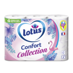 Lotus Papier toilette Confort Collection Blanc ou Lilas