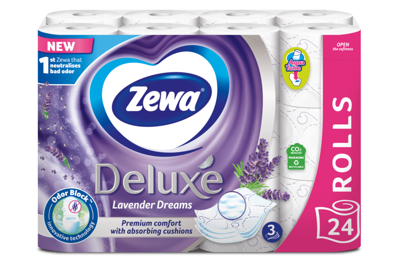 Zewa Туалетний папір  Deluxe Лаванда