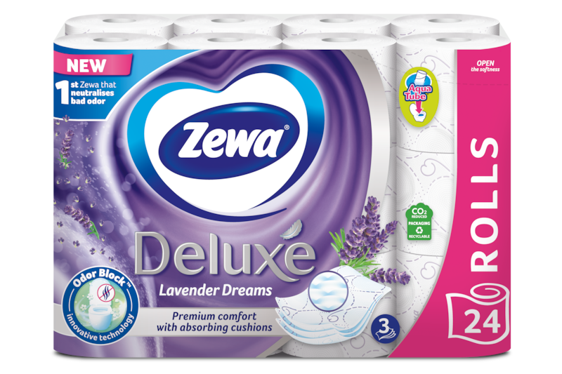 Zewa Туалетний папір  Deluxe Лаванда
