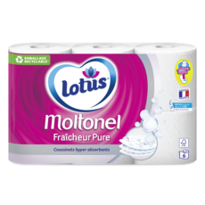 Lotus Papier toilette Moltonel Fraîcheur Pure