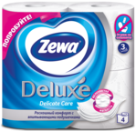 Zewa Туалетная бумага Deluxe Белая, 3 слоя