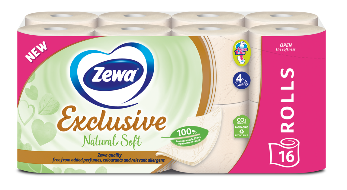 Zewa Exclusive Natural Soft - Zewa