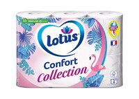 Lotus Papier toilette Confort Collection Blanc ou Lilas