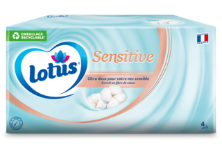 Lotus Boîte mouchoirs Sensitive