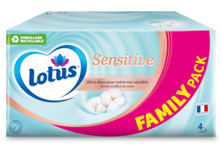 Lotus Boîte mouchoirs Sensitive