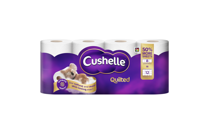 Cushelle Quilted Toilet Roll 50% More Sheets