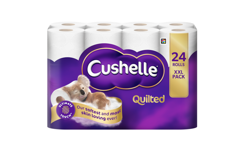Cushelle Quilted Toilet Roll Standard Rolls