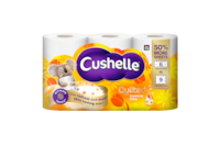 Cushelle Quilted Sunshine and Daisy Toilet Roll 50% More Sheets
