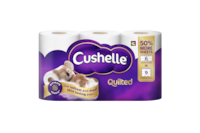 Cushelle Quilted Toilet Roll 50% More Sheets