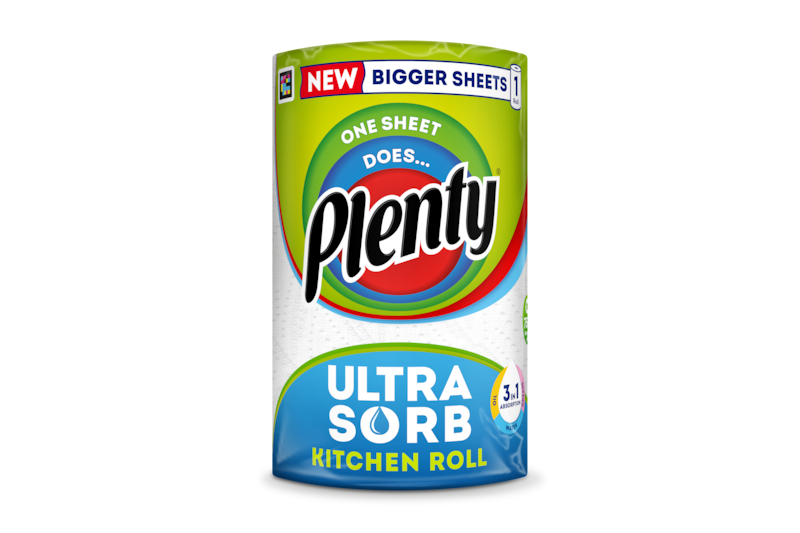 Slider main image for Plenty Ultrasorb Kitchen Roll 2