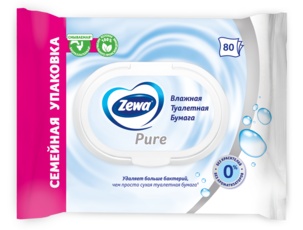 Zewa Туалетний папір вологий Pure