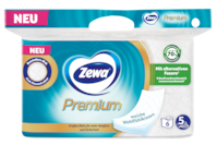 Zewa Premium 5-lagiges Toilettenpapier mit Stroh