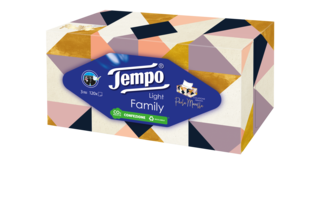 Tempo Fazzoletti Family Light: design portafazzoletti