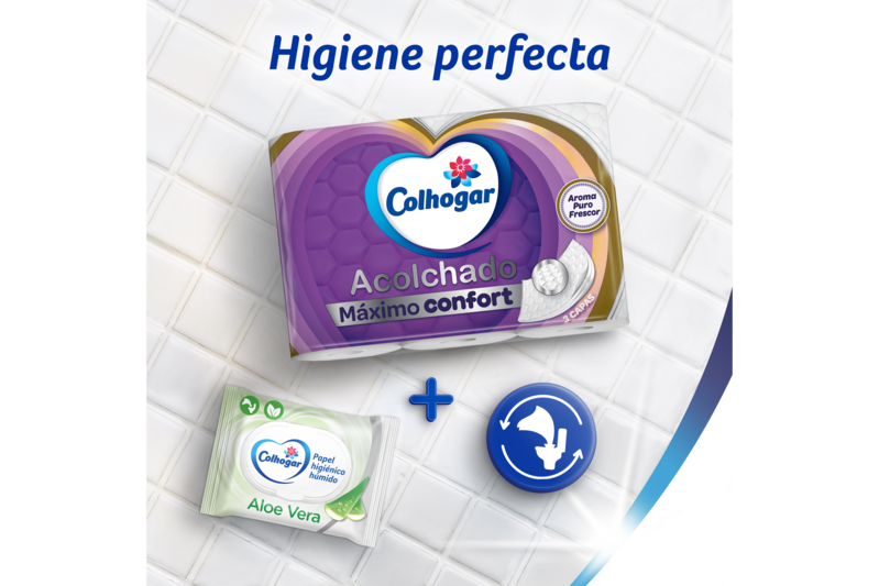 Colhogar - Papel higiénico y pañuelos de papel higiénico 1 unidad 9.88 oz