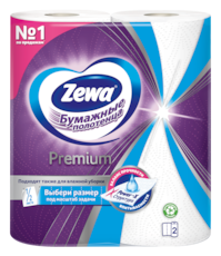 Zewa Бумажные полотенца Premium Белые 1/2 листа